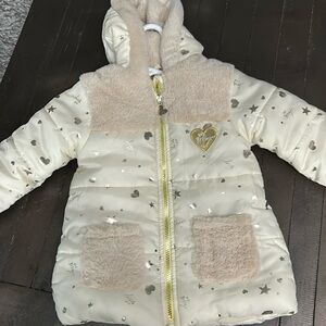Betsey Johnson girl puffer jacket Size 4